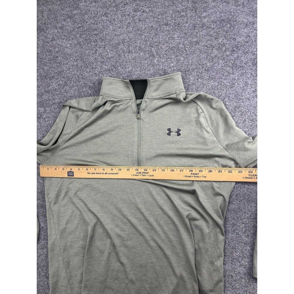 Under Armour Pullover‎ Mens XL HeatGear Quarter Zip Long Sleeve Shirt Athletic - Picture 4 of 7